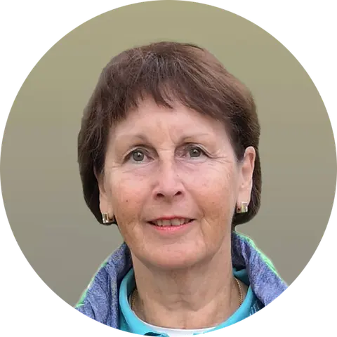 Porträt von Brigitte Katsarski, Mannschaftsführerin der Seniorinnen